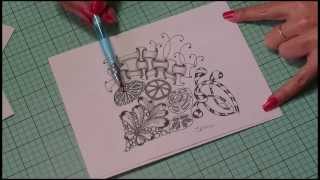 Tangel pattern Splice by Kathy, Paper n lace princess