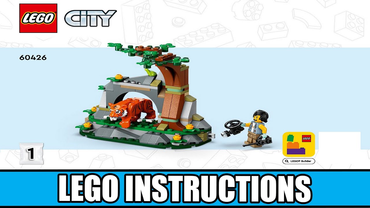 LEGO Instructions - City - 60426 - Jungle Explorer Truck (Book 1
