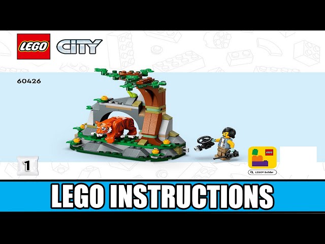 LEGO Instructions - City - 60426 - Jungle Explorer Truck (Book 1