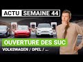 Les superchargeurs de TESLA, l’AMI d’OPEL et l’ID de VW… C’est l’ACTU de la semaine !