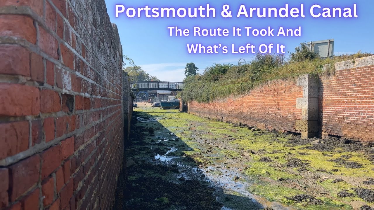 Portsmouth & Arundel Canal The Route It Took And What's Left Of It