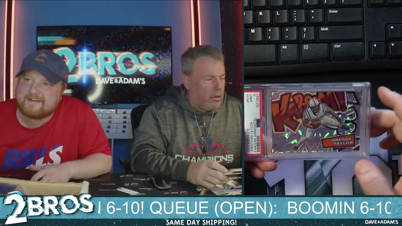 2025 Hit Parade Football Card Boomin'! Series 2 1-Box 8-Spot Division Break #6-10