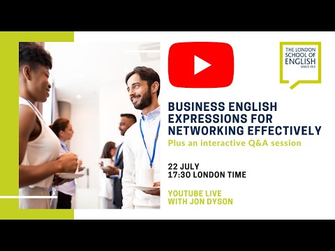 Business English expressions for networking effectively