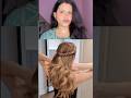 Easy and cute hairstyle #hairstyle #youtubeshorts #viral #hair #shorts