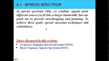 Data Communications- Module-3 Spreading