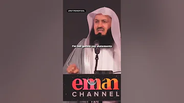 If you pray 5 times a day. Don't listen to me - Mufti Menk