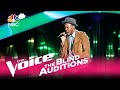 The voice 2017 blind audition  chris blue  the tracks of my tearsoh