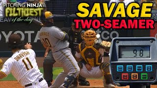 98 MPH SAVAGE Front Door Two Seamer with 19 inches of Run