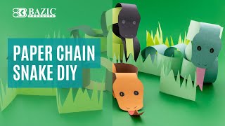 DIY Paper Chain Snake | BAZIC Products