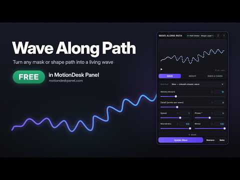 Wave Along Path — Free After Effects Tool for Animated Waves