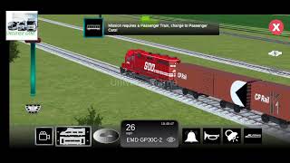 Train sim pro game / Lokomotive engine ( EMD GP30C-2 ) how to drive train / universe game screenshot 5