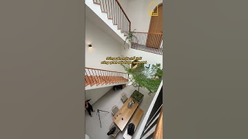 Ô thông tầng cực to giữa ngôi nhà phố ngang 5m