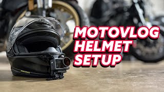 My DJI Osmo Motovlog Helmet Setup - No Wires!
