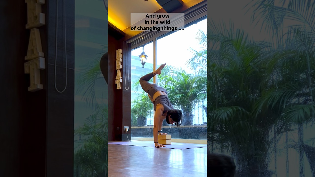 Advanced Brick Yoga | Ek Pad Bakasana 