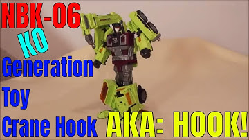 NBK-06 KO Generation Toy Crane Hook (3p Constructicon Hook) - GotBot True Review NUMBER 429