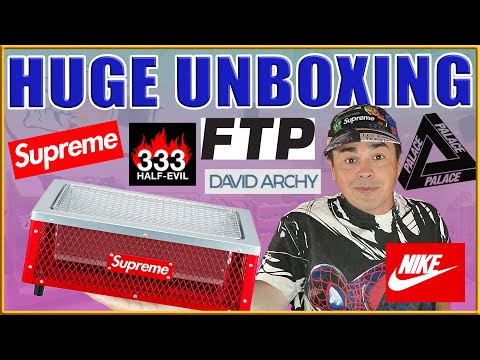 HUGE UNBOXING! Supreme, Palace, David Archy, FTP, Nike, and More!