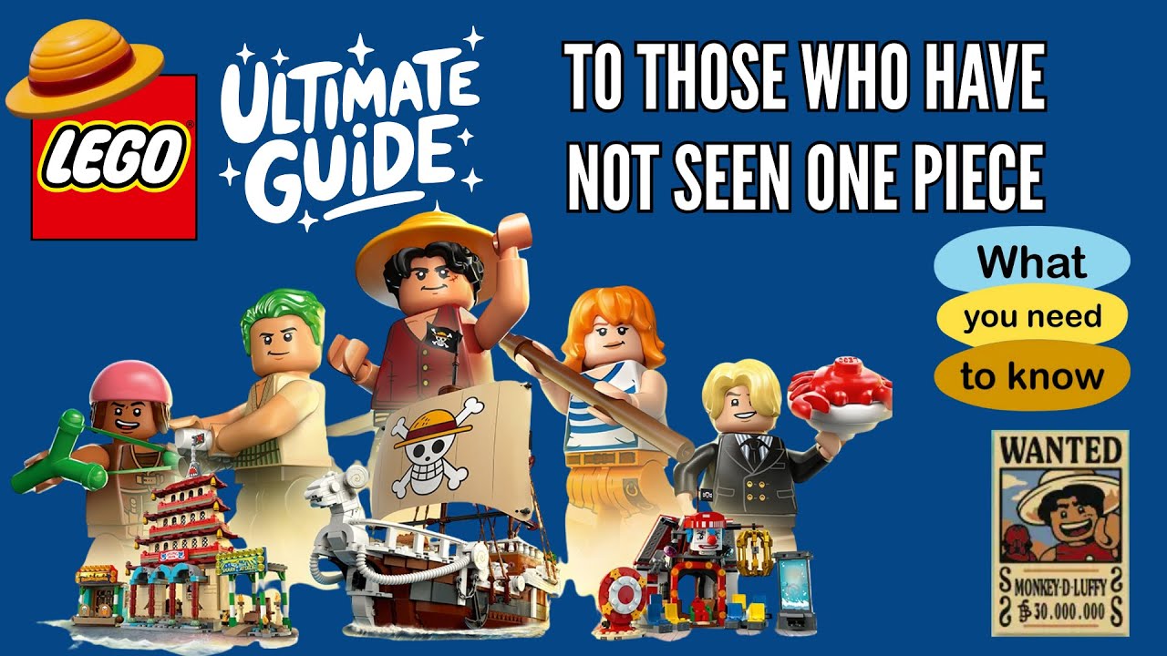 LEGO One Piece | All 5 Sets Explained with Live Action Story - These are AMAZING!