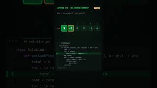 Maximum Average Subarray I — LeetCode 643 in Python (ASMR Coding) #shorts