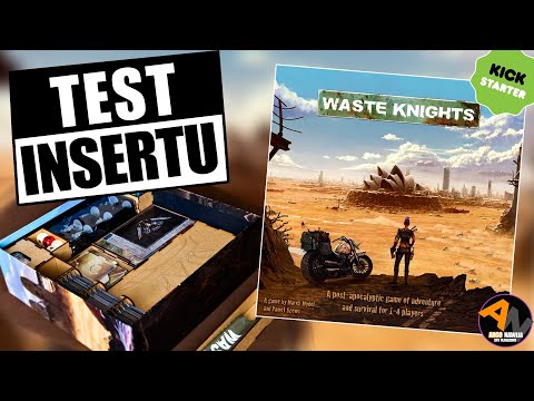 Test insertu do "Waste Knights: Druga Edycja" wersji Kickstarterowej - VETERAN OF THE WASTE [2021]