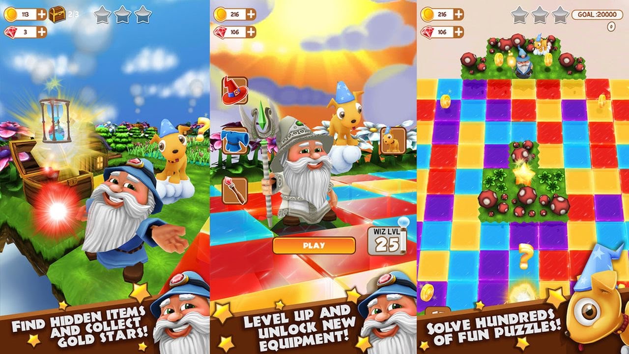 Puzzle Wiz (HD GamePlay) YouTube