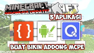 HERE THEY ARE! 3 APPLICATIONS I USE TO MAKE MCPE ADDONS - 2020 screenshot 1