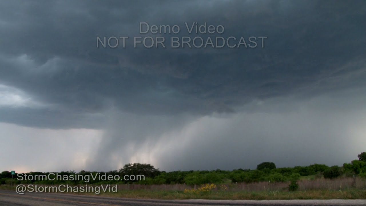 Hamilton TX Hail Storm and Severe Winds - 5/10/2016