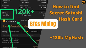 BTCs Mining APP | How to get Satoshi Card | Satoshi Card BTCs Mining