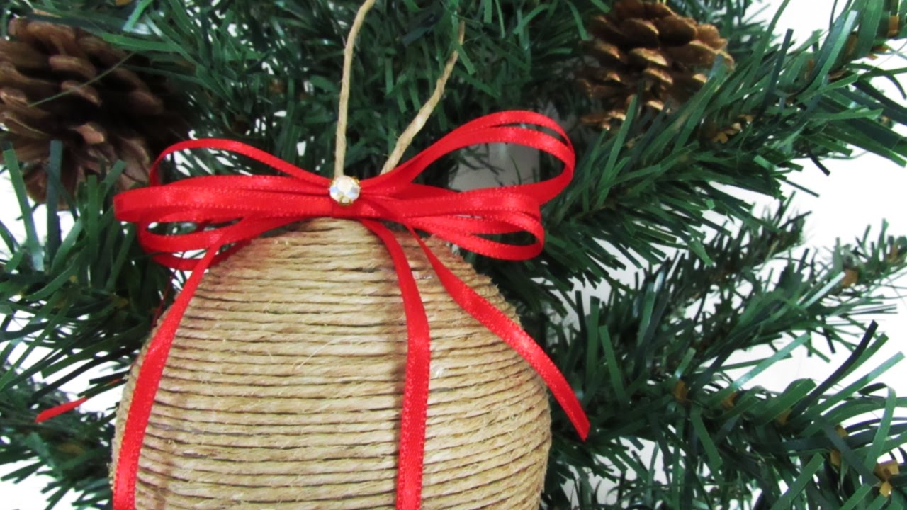 Diy Styrofoam Ball Christmas Ornaments