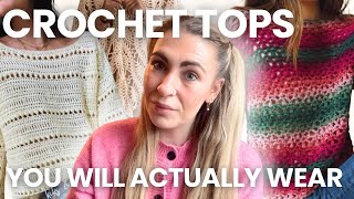 20+ FREE Wearable Crochet Tops You’ll Actually Wear  