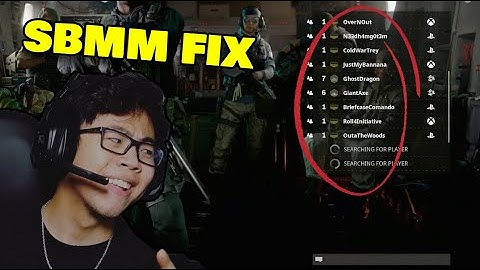 I found an SBMM bypass that ISN