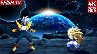 Super Baby 2 & Cell vs Gotenks & Teen Gohan (Hardest AI) - Dragon Ball FighterZ