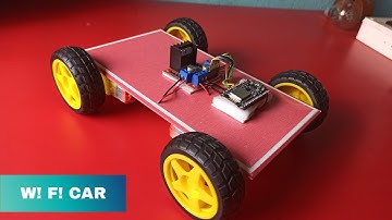 How to make a smartphone controlled wifi car using NodeMCU ESP8266 and L298N Motor Driver
