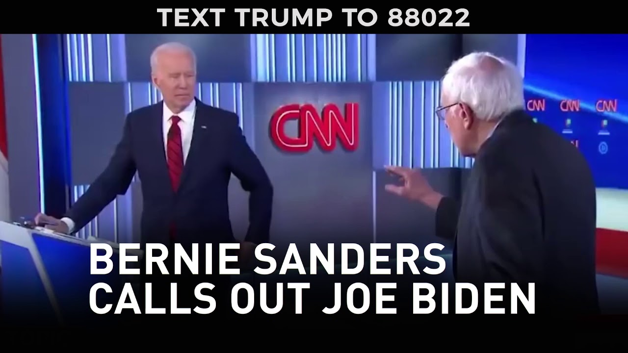 Bernie Sanders calls out Joe Biden - Bernie Sanders calls out Joe Biden
