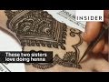 These two sisters are spreading their love for henna