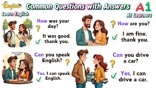 ❓ Common English Questions & Answers for Beginners – Practice Speaking! 🗣️✅