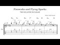 millennium parade - Fireworks and Flying Sparks Intro (Guitar part with TAB)