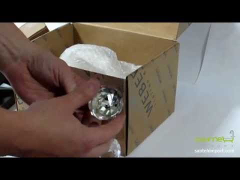 Распаковка смесителя для биде Webert Karenina 710101.010 в золоте (www.santehimport.com)