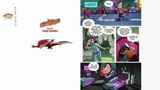 Kids Story with mural - Cat Ninja Book 5 - Family Squabbles