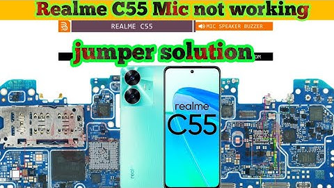 Realme C55 Mic not working problem jumper solution|Mic jumper ways|#thesoilboy