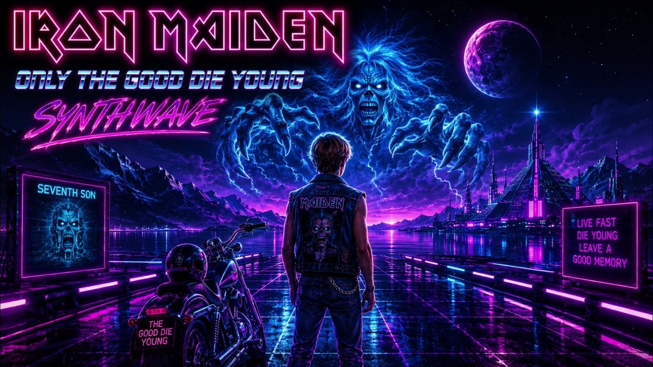 Iron Maiden - Only the Good Die Young in Synthwave