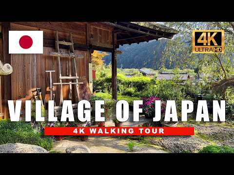 Japans Most Beautiful Village - I can't believe this is REAL! 4K Relaxing Japan Walk - 4K HDR 60fps