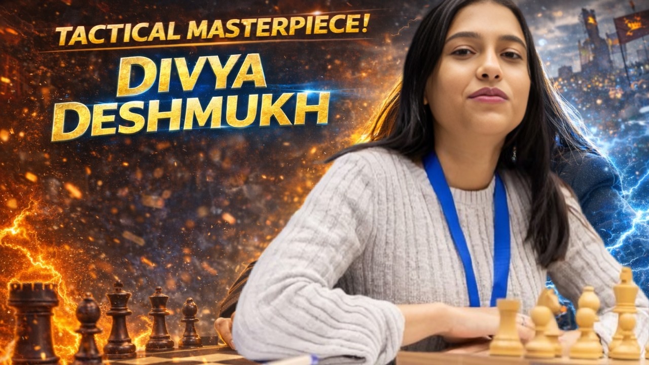 This Game Is A Tactical Masterpiece!!! Absolutely Insane Top Level Game!!! Divya Vs Finek!!!