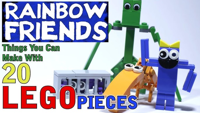 10 Rainbow Friends things you can make with 20 Lego pieces Part 3