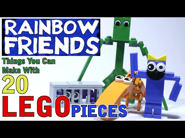 10 Rainbow Friends things you can make with 20 Lego pieces Part 3