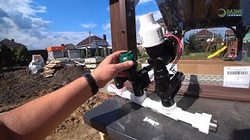 Шаг за шагом: Автоматический полив газона, как все устроено.