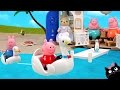 Peppa Pig en Español - Cumpleaños de Mama Pig en el Restaurant del Mar de Calico Critters Juguetes