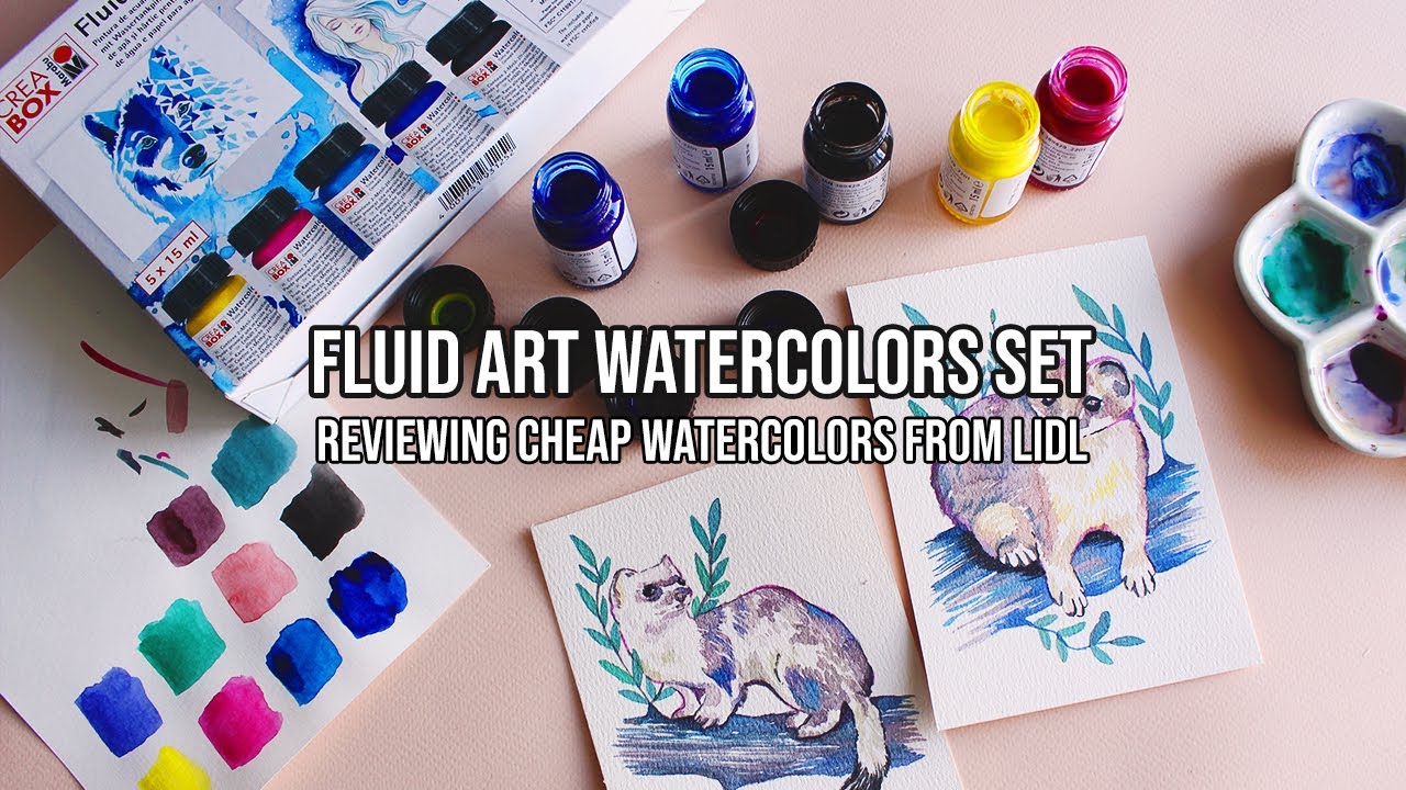 Best Liquid Watercolors for Painting and Crafting –