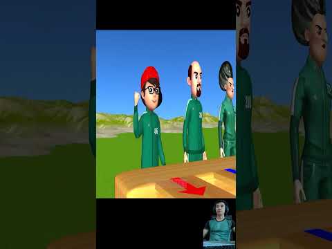 Scary Teacher 3D vs Squid Game Trying Put in Key Wooden Wheel Rolling Challenge Who's Boss #shorts