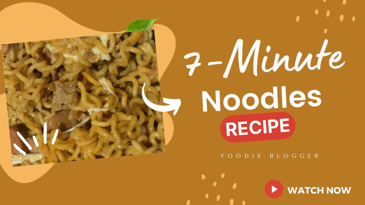 Stir fry noodles with funny Filipino voice over