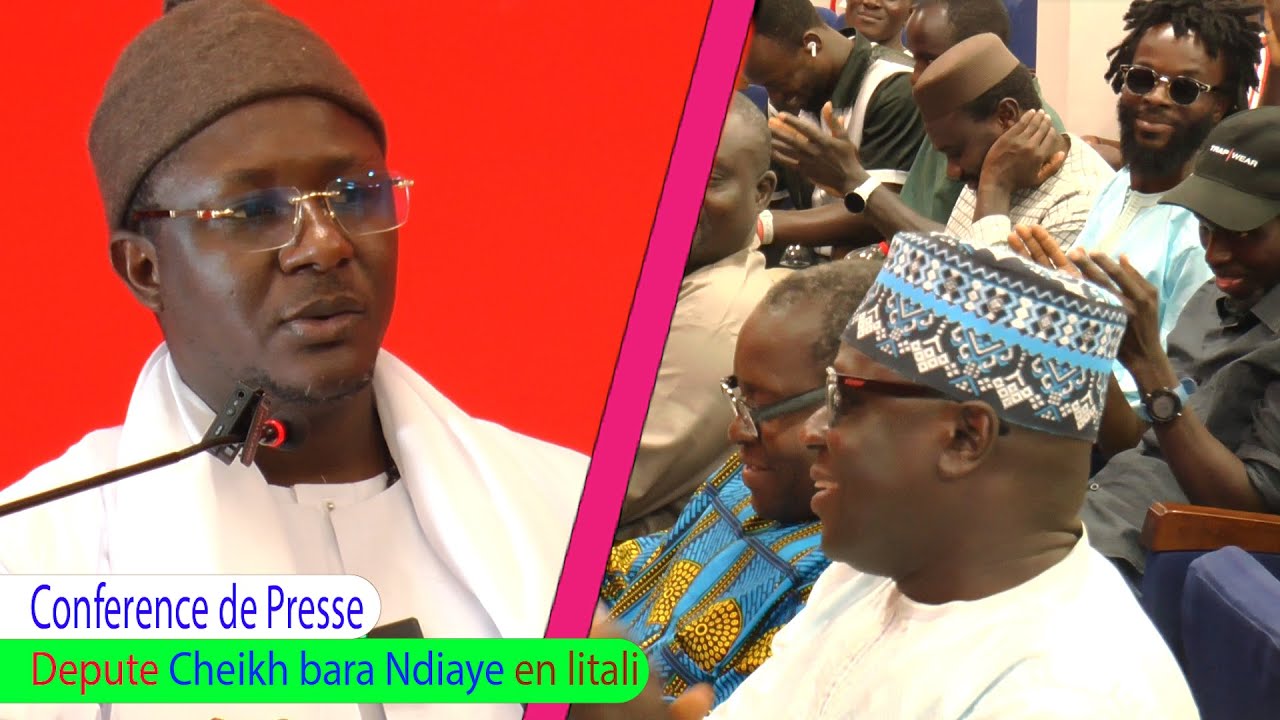 Conférence de  Presse Députe Cheikh Bara Ndiaye en 🇮🇹 Itali